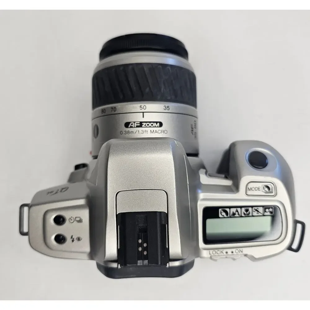 MINOLTA QTsi AF 35-80 Zoom 35mm Film CAMERA AA Battery AS IS Not Working Project